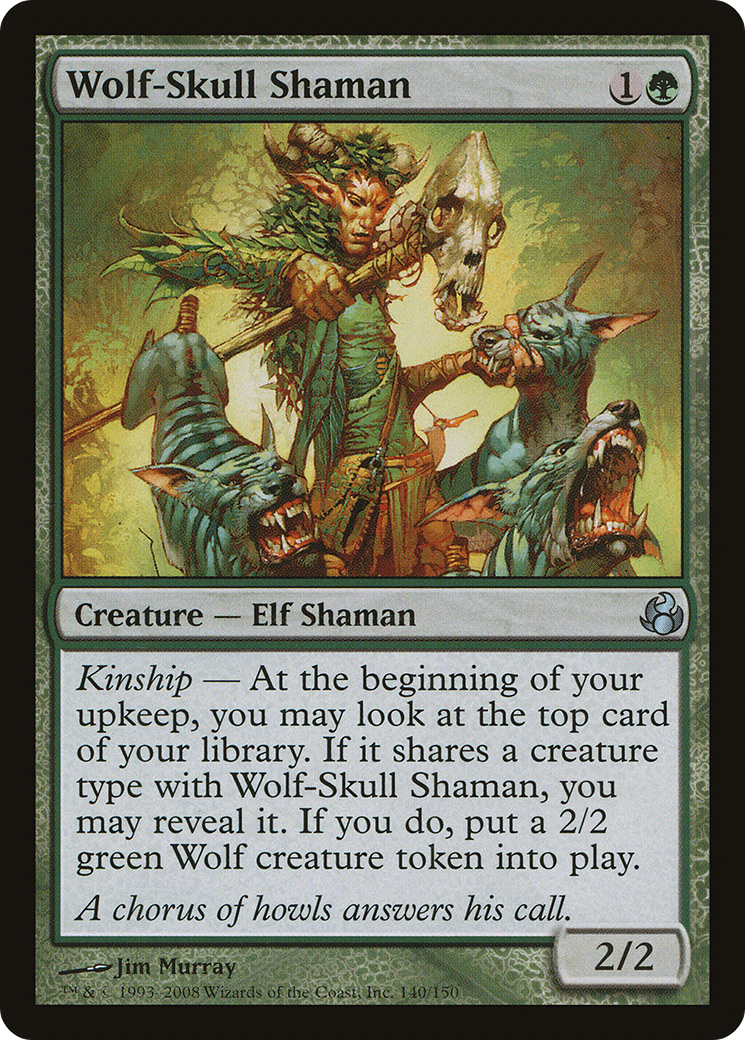 Wolf-Skull Shaman (MOR-140) - Morningtide