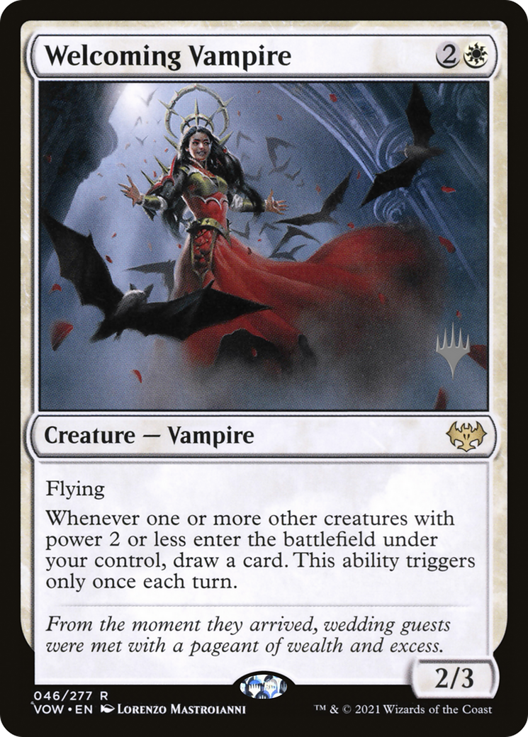 Welcoming Vampire (PPBRO-046) - Innistrad: Crimson Vow Promos