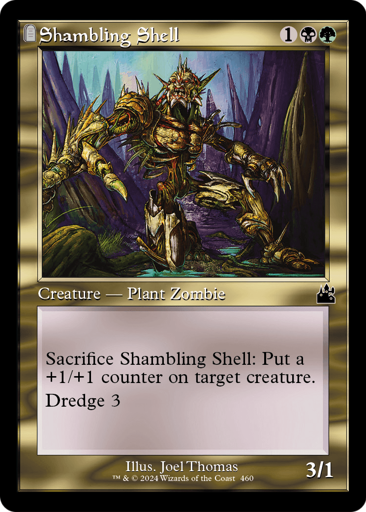 Shambling Shell (Retro Frame) (RVR-460) - Ravnica Remastered: (tombstone)