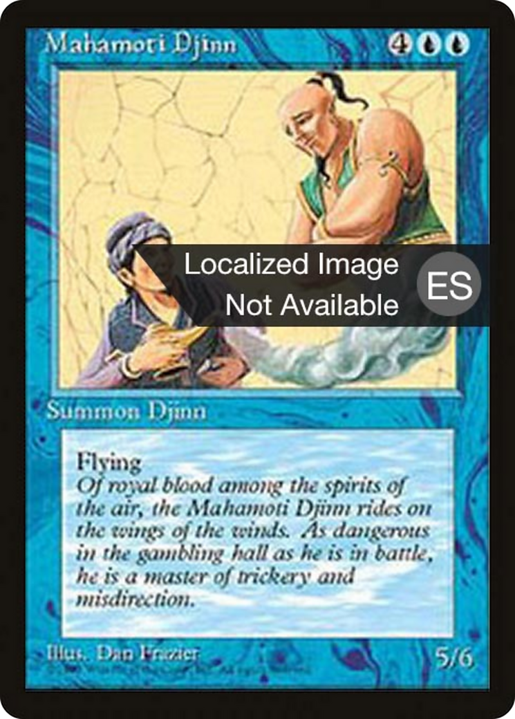 Mahamoti Djinn (4BB-) - Fourth Edition Foreign Black Border