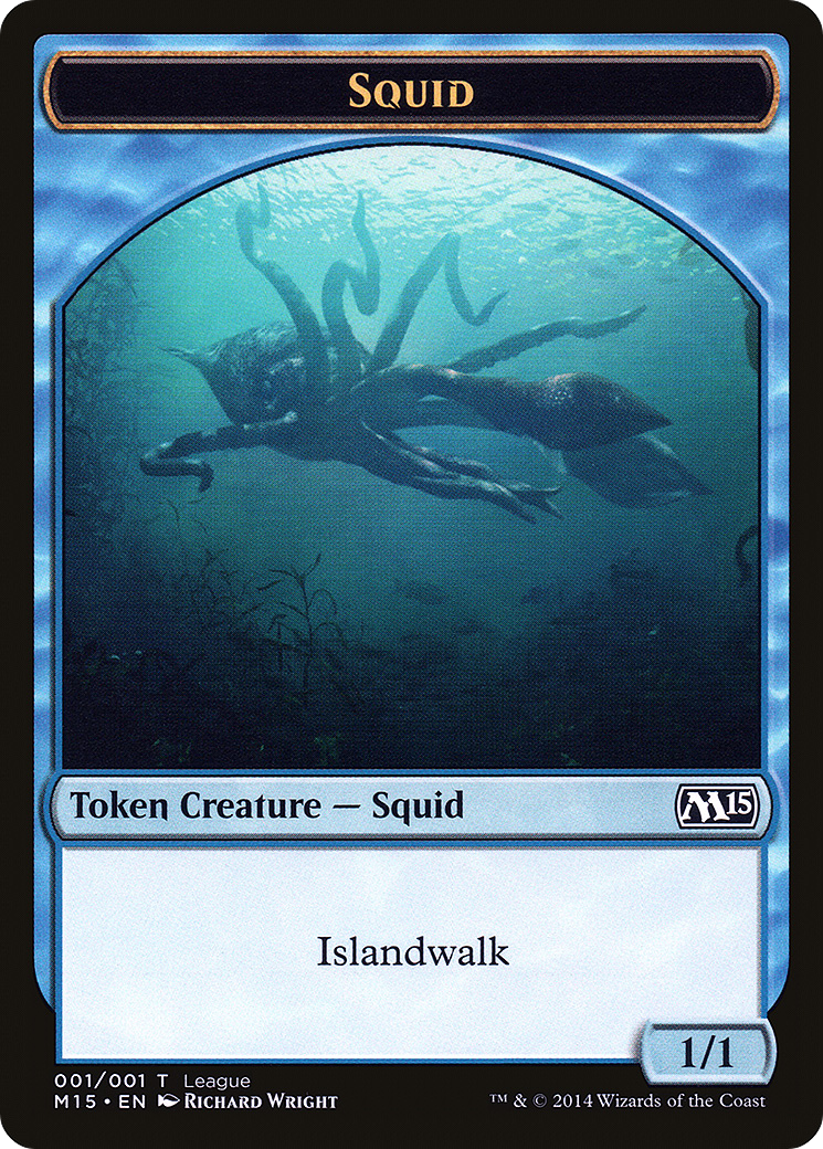 Squid Token (LEP-001) - League Tokens 2014