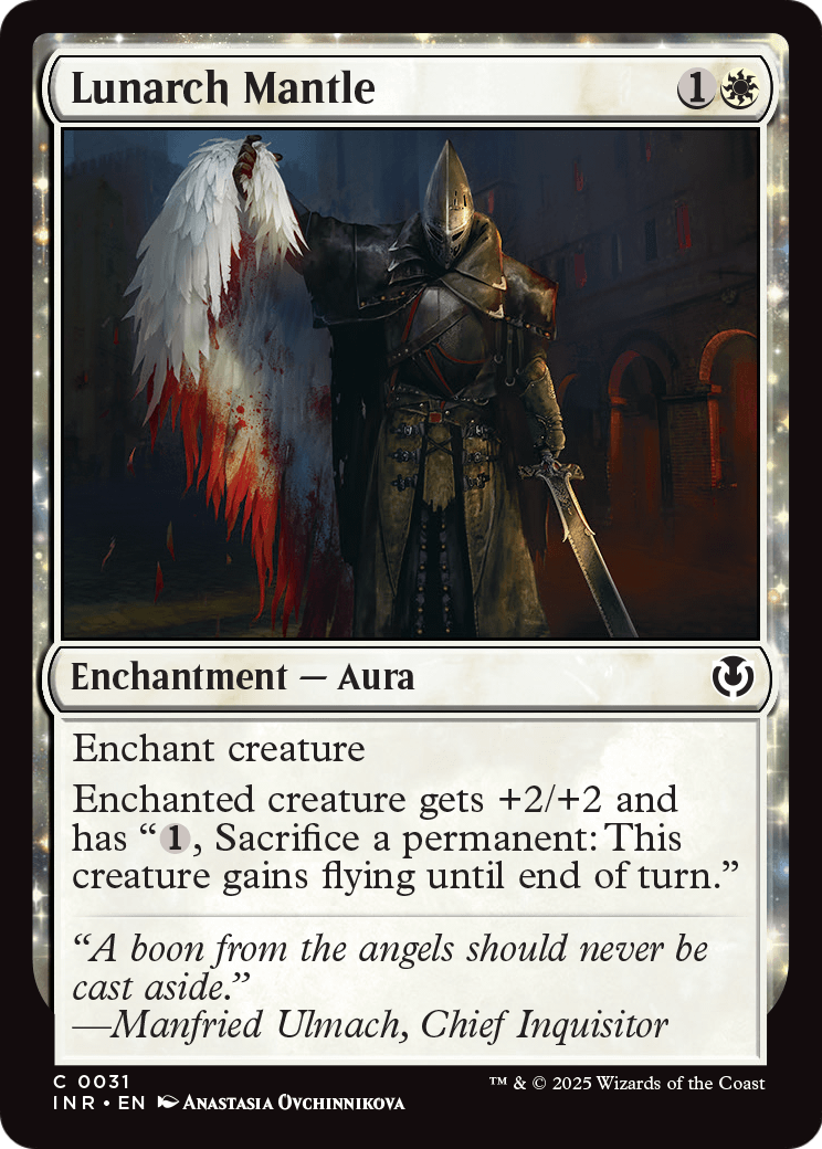 Lunarch Mantle (INR-031) - Innistrad Remastered: (enchantment)