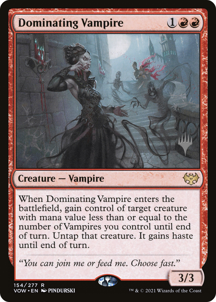 Dominating Vampire (PPNEO-) - Innistrad: Crimson Vow Promos