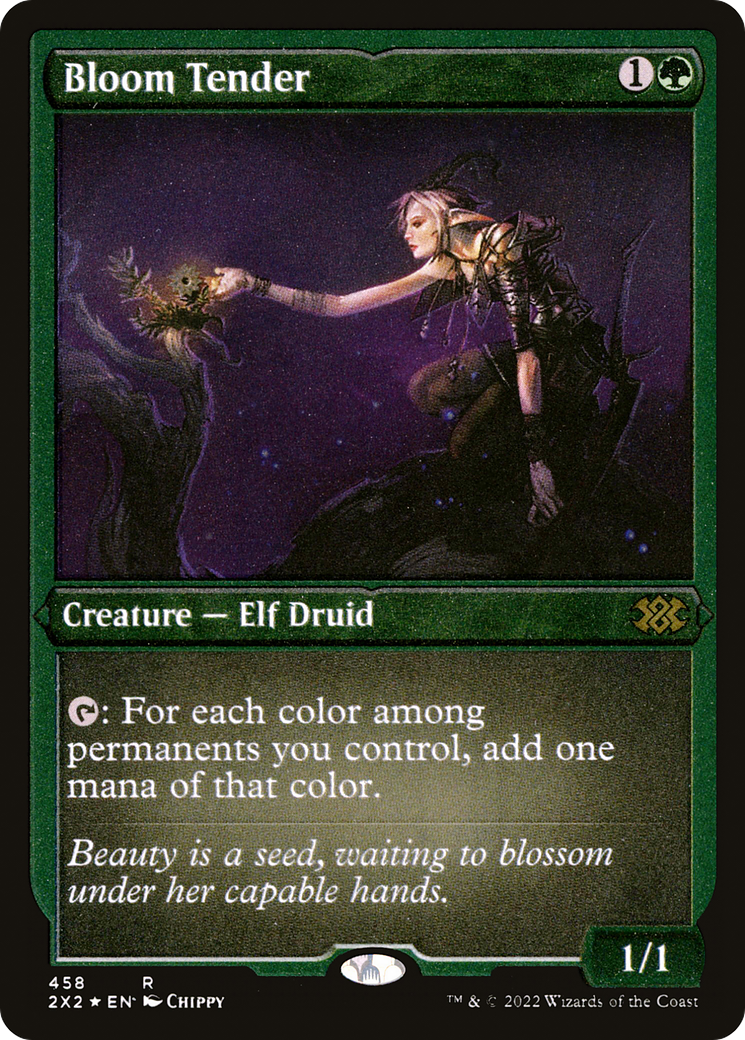 Bloom Tender (Foil Etched) (2X2-458) - Double Masters 2022 Foil