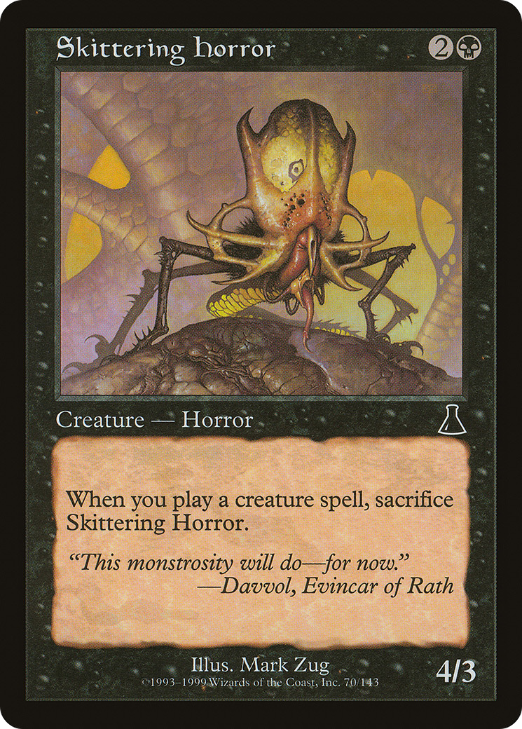 Skittering Horror (UDS-070) - Urza's Destiny Foil