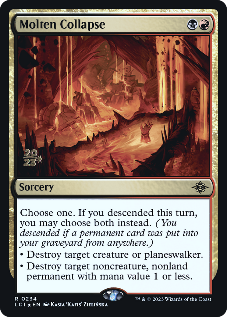 Molten Collapse (PRE-234) - The Lost Caverns of Ixalan Promos Foil