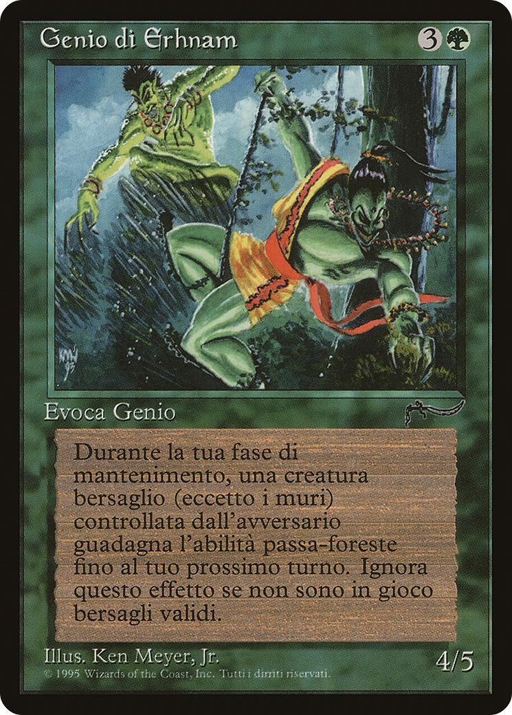 Erhnam Djinn (Italian) - "Genio di Erhnam" (REN-) - Rinascimento