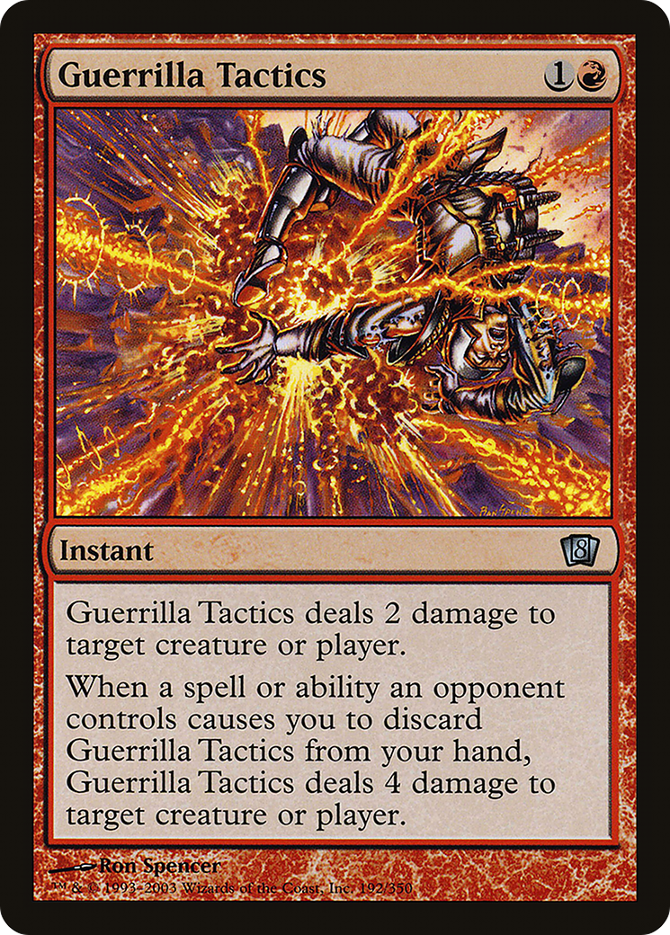 Guerrilla Tactics (8ED-192) - 8th Edition Foil