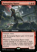 Rampaging Raptor (Extended Art) (MOM-366) - March of the Machine: (Extended Art)