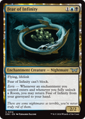 Fear of Infinity (DSK-214) - Duskmourn: House of Horror: (enchantment) Foil