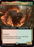 Wildsear, Scouring Maw (Extended Art) (BLC-044) - Bloomburrow Commander: (Extended Art) Foil
