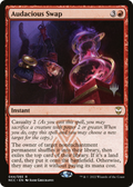 Audacious Swap (PPSNC-044) - New Capenna Commander Promos Foil