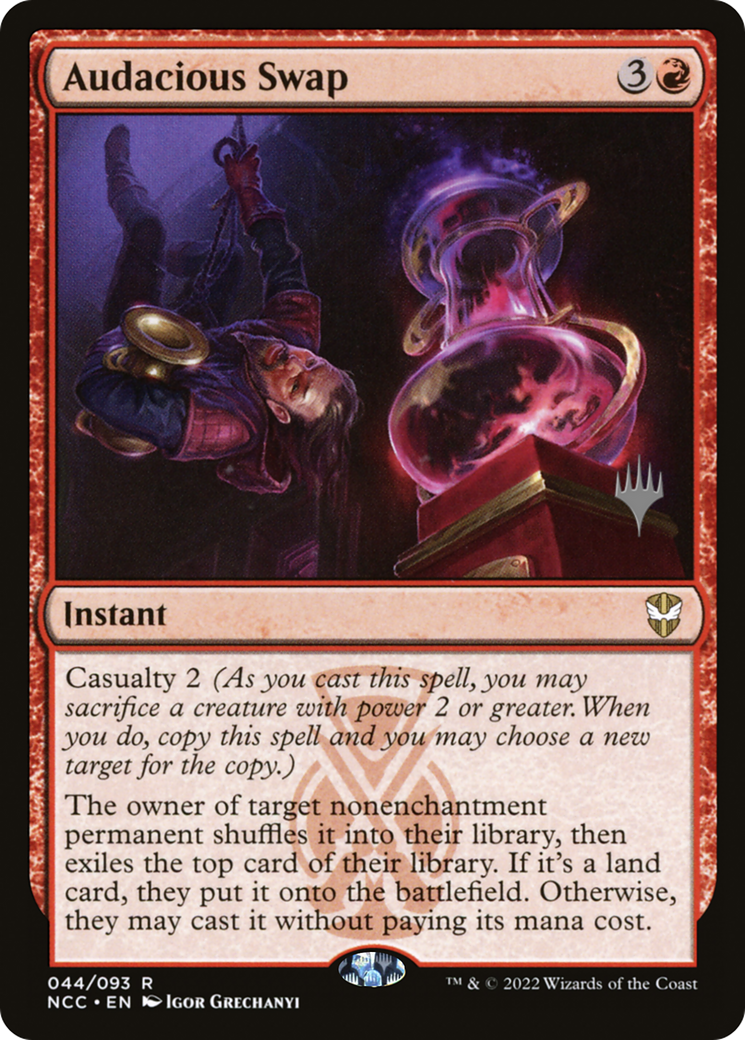 Audacious Swap (PPSNC-044) - New Capenna Commander Promos Foil