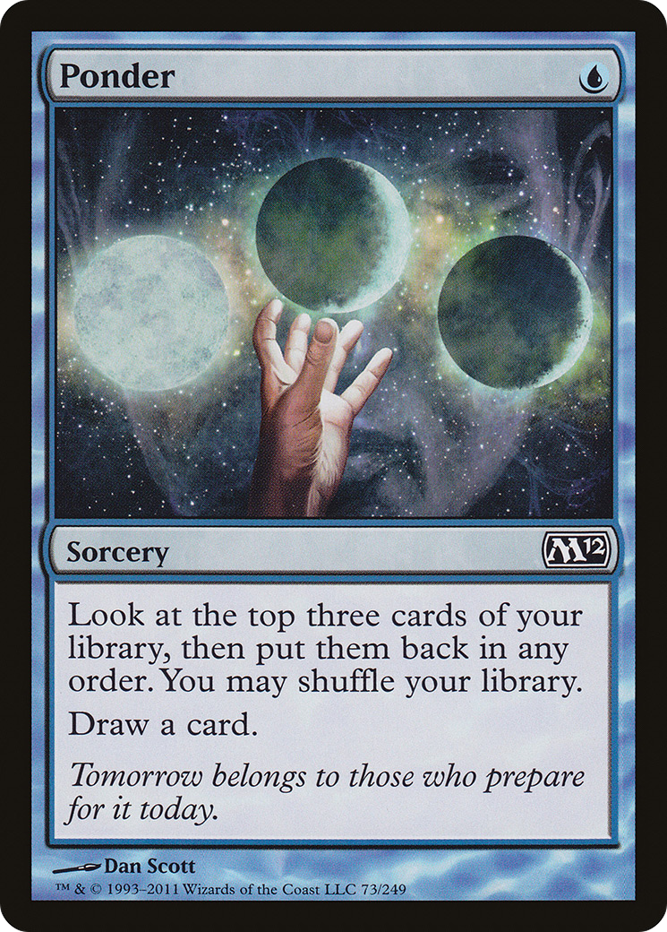 Ponder (M12-073) - Magic 2012