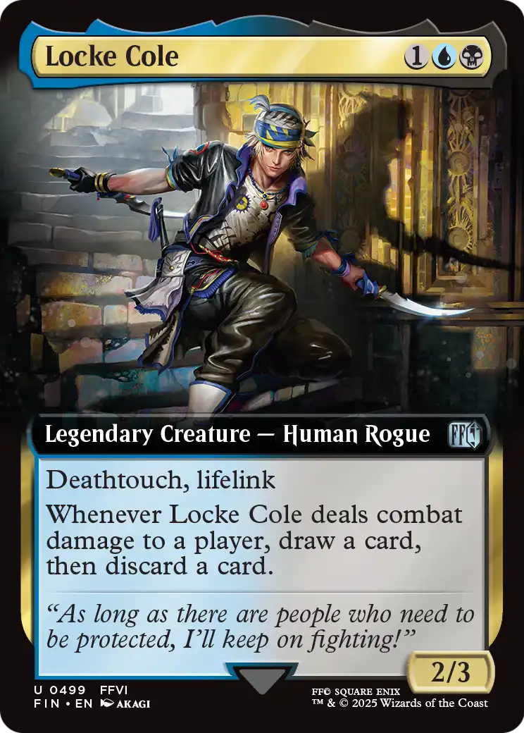 Locke Cole (Extended Art) (FIN-499) - FINAL FANTASY: (Extended Art)