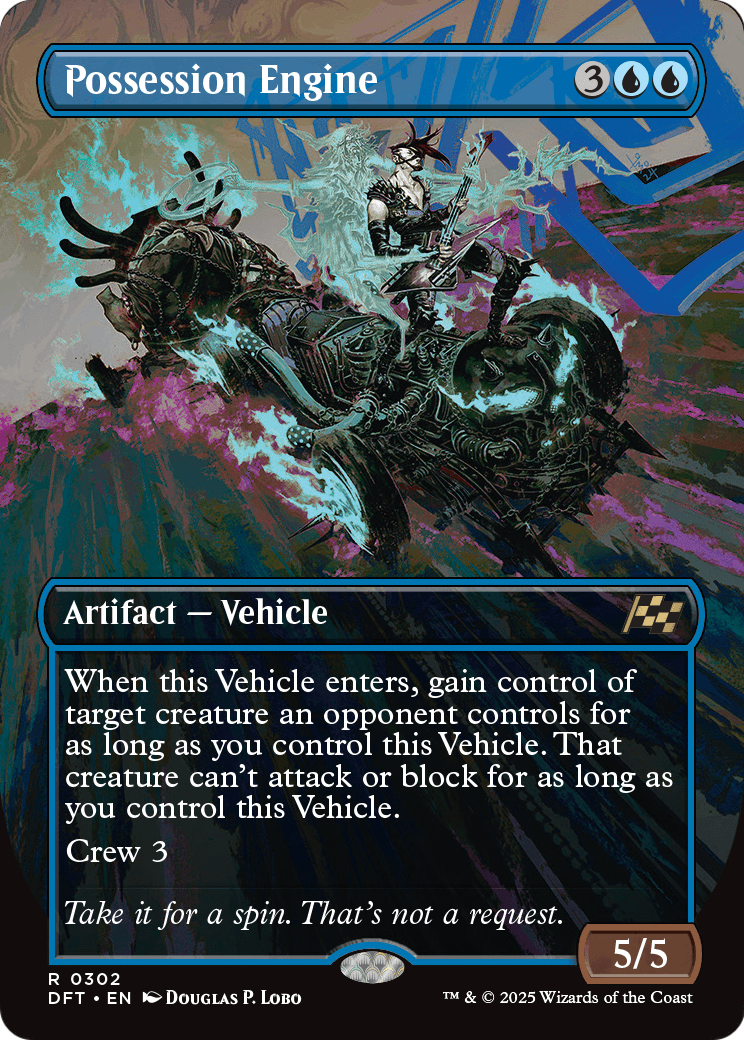 Possession Engine (Borderless) (DFT-302) - Aetherdrift Foil
