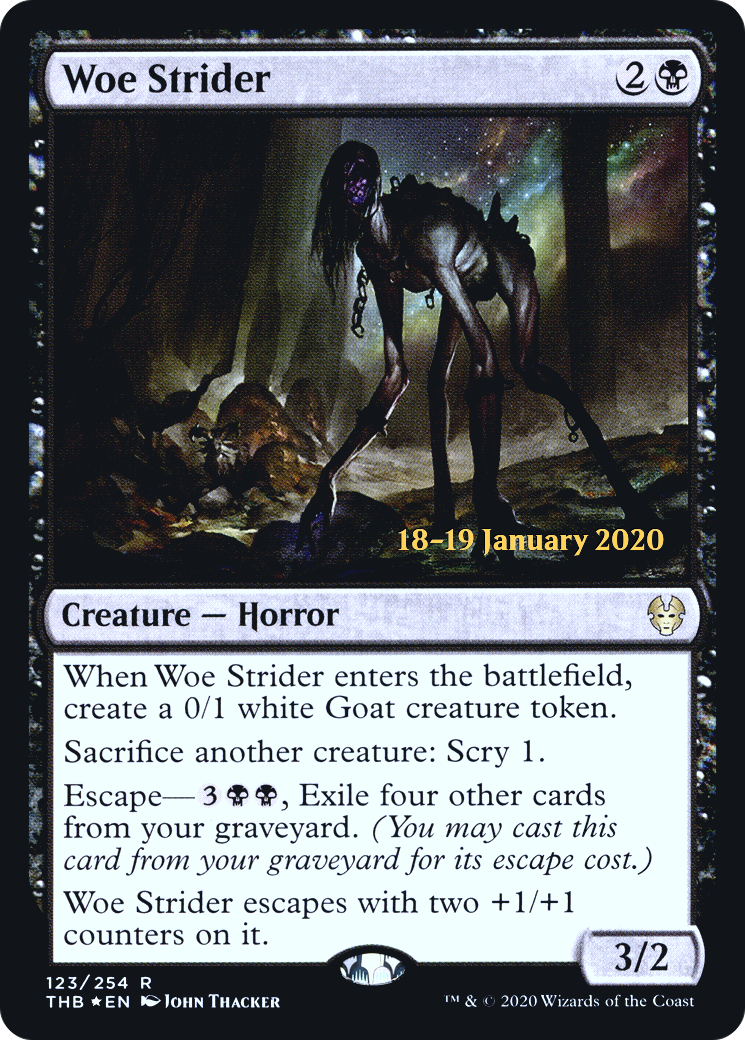 Woe Strider (PRE-123S) - Theros Beyond Death Promos Foil