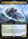 Adrix and Nev, Twincasters (Extended Art) (C21-336) - Commander 2021: (Extended Art)