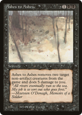 Ashes to Ashes (DRK-) - The Dark