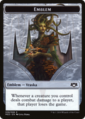 Emblem - Vraska, Golgari Queen (MED-0G8) - Mythic Edition Tokens
