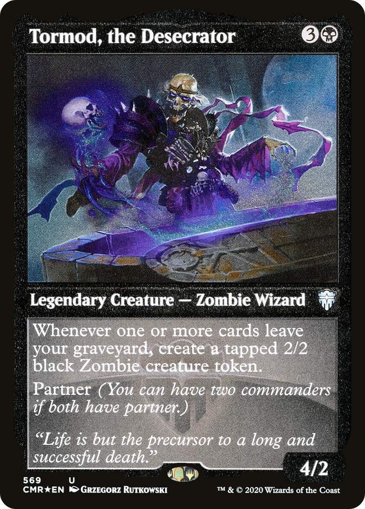 Tormod, the Desecrator (Foil Etched) (CMR-569) - Commander Legends Etched Foil