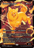 Enduring Courage (Showcase) (DSK-392) - Duskmourn: House of Horror: (Showcase) Foil