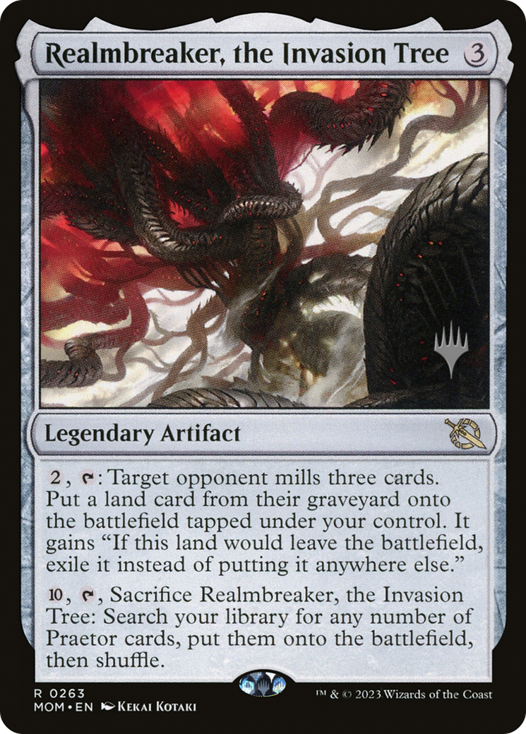 Realmbreaker, the Invasion Tree (PPMOM-263) - March of the Machine Promos