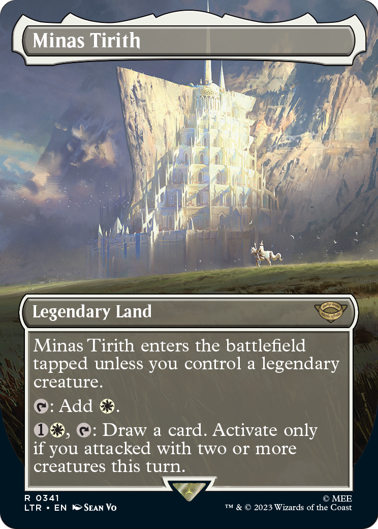 Minas Tirith (0341) (Borderless) (LTR-341) - The Lord of the Rings: Tales of Middle-earth