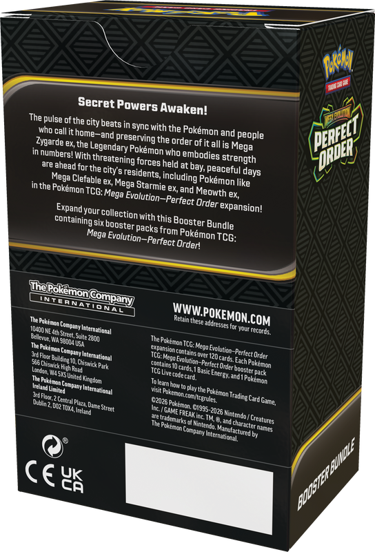 Pokemon TCG: Perfect Order Booster Bundle