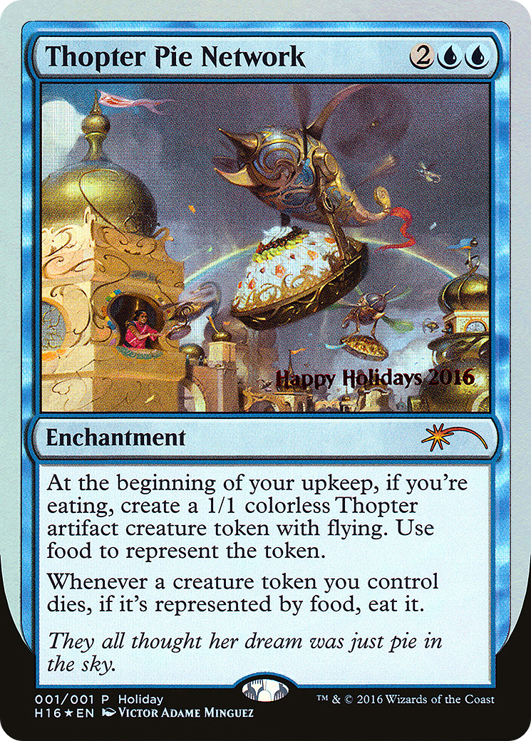 Thopter Pie Network (SPECIAL-001) - Happy Holidays Foil