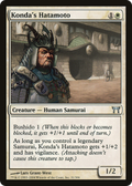 Konda's Hatamoto (CHK-031) - Champions of Kamigawa