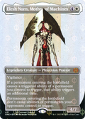Elesh Norn, Mother of Machines (Concept Praetor) (Step-and-Compleat Foil) (ONE-421) - Phyrexia: All Will Be One (Borderless) Foil