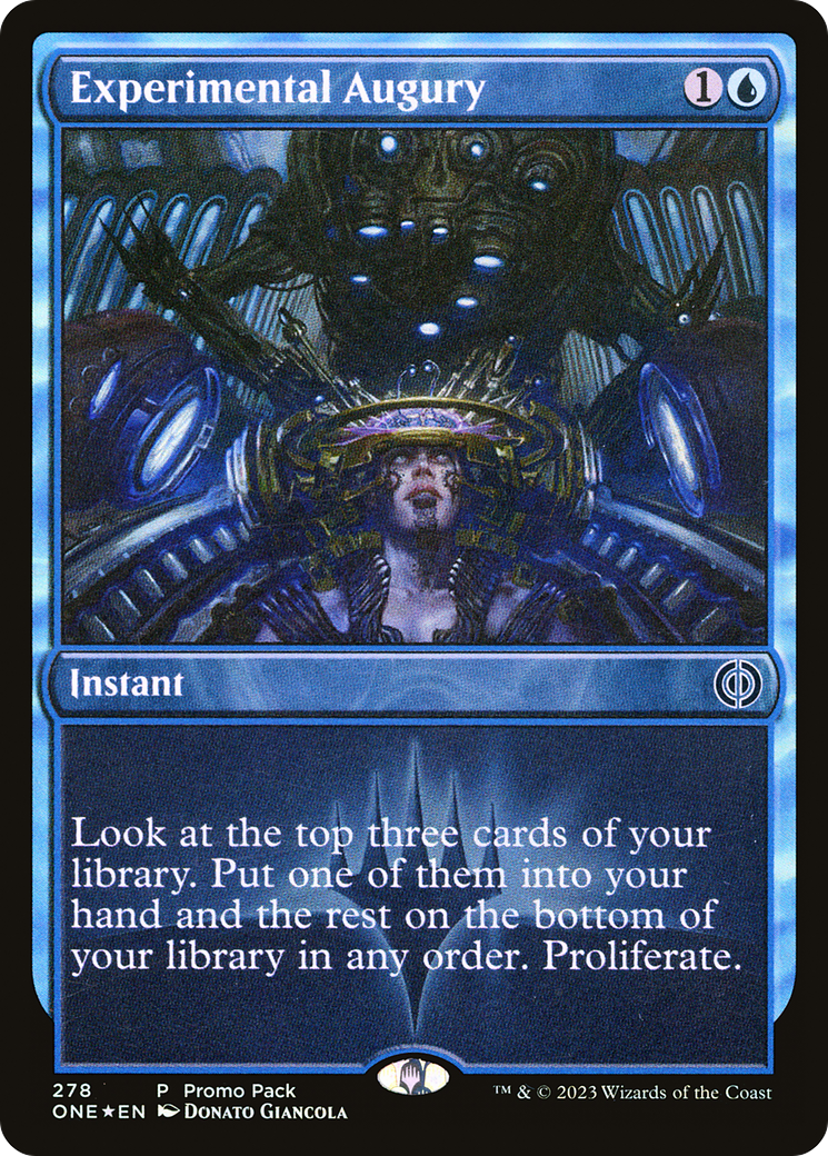 Experimental Augury (PPONE-278) - Phyrexia: All Will Be One Foil