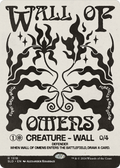 Wall of Omens (SLD-1518) - Secret Lair Drop: (Showcase) (Borderless)