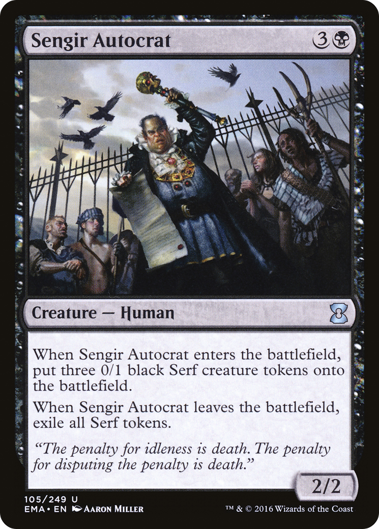 Sengir Autocrat (EMA-105) - Eternal Masters Foil