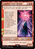 Summon: Esper Ramuh (FIN-161) - FINAL FANTASY: (enchantment) Foil