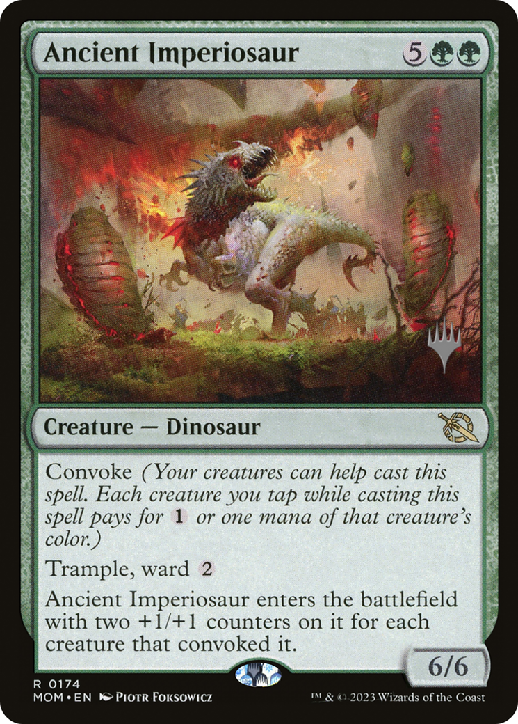 Ancient Imperiosaur (PPMOM-174) - March of the Machine Promos