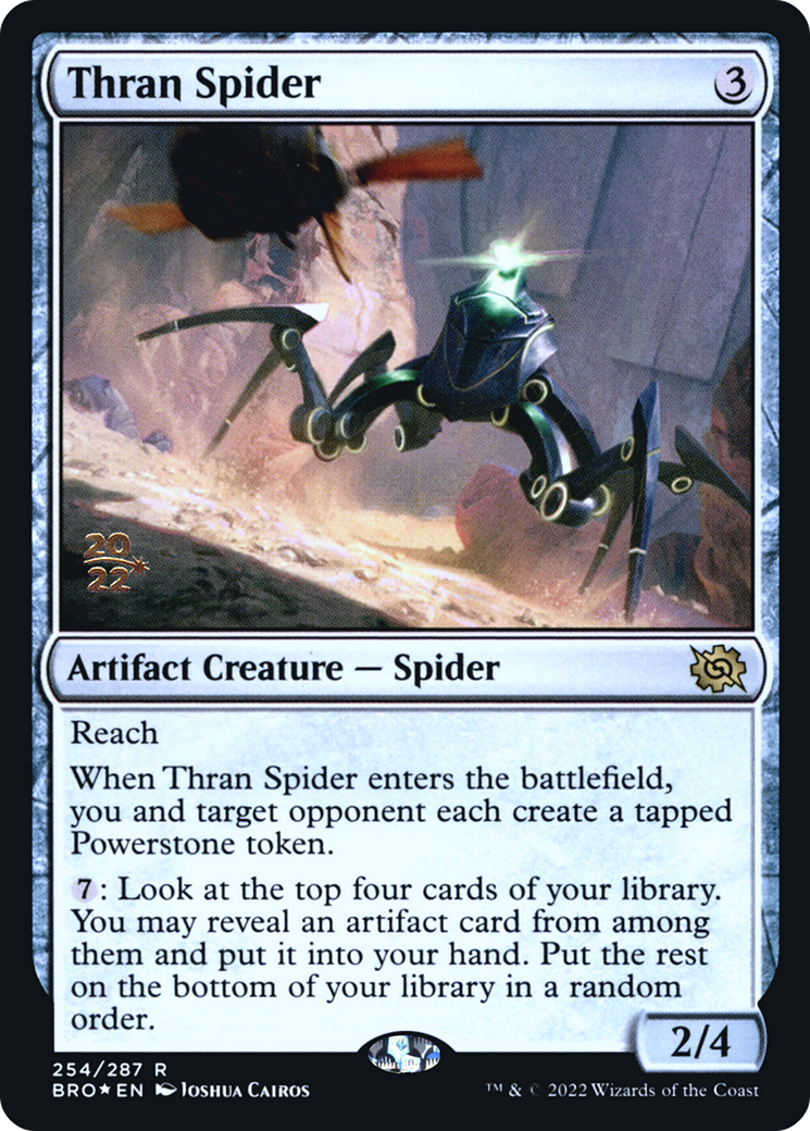 Thran Spider (PRE-254) - The Brothers' War Promos Foil