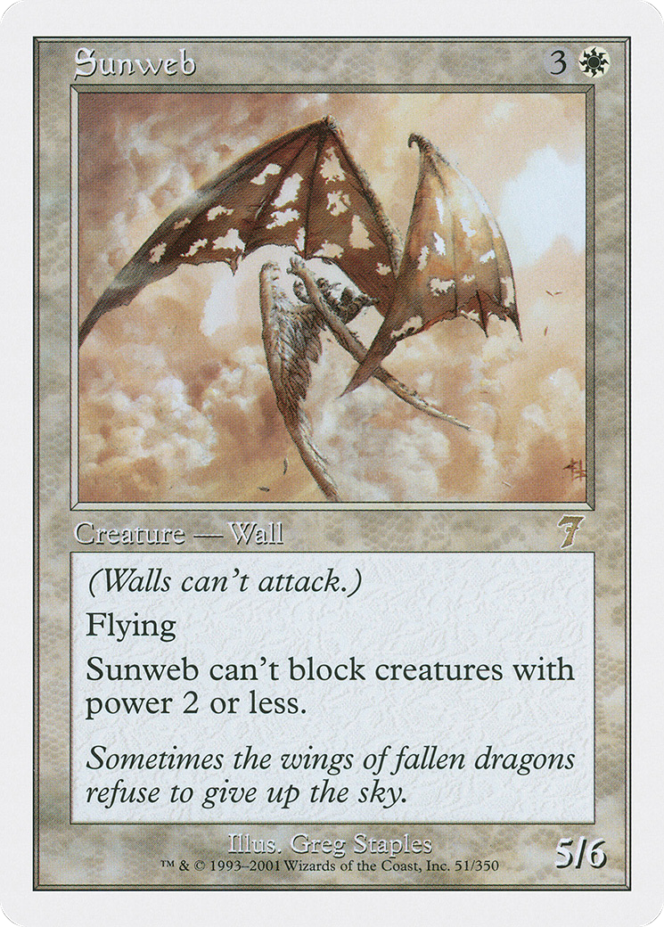 Sunweb (7ED-051) - 7th Edition Foil