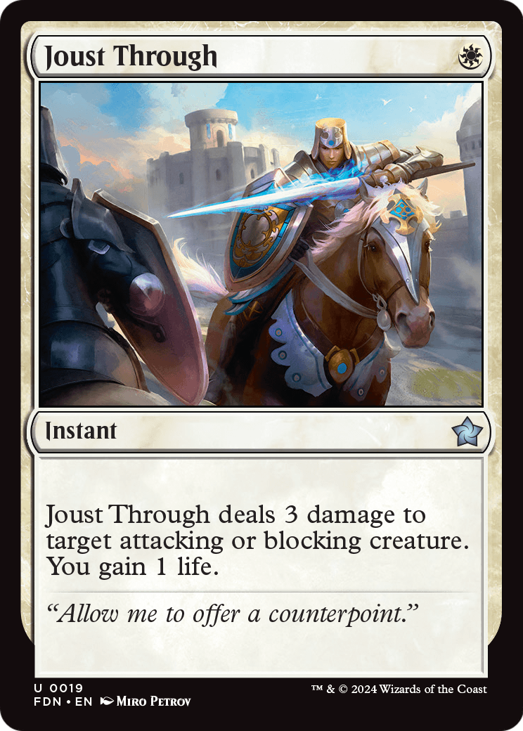Joust Through (FDN-019) - Foundations