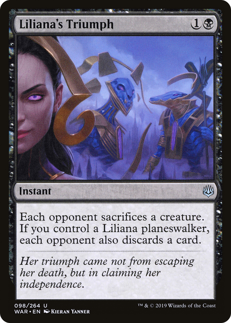 Liliana's Triumph (WAR-098) - War of the Spark Foil