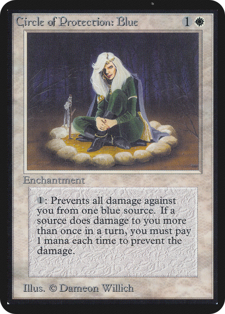 Circle of Protection: Blue (LEA-) - Limited Edition Alpha