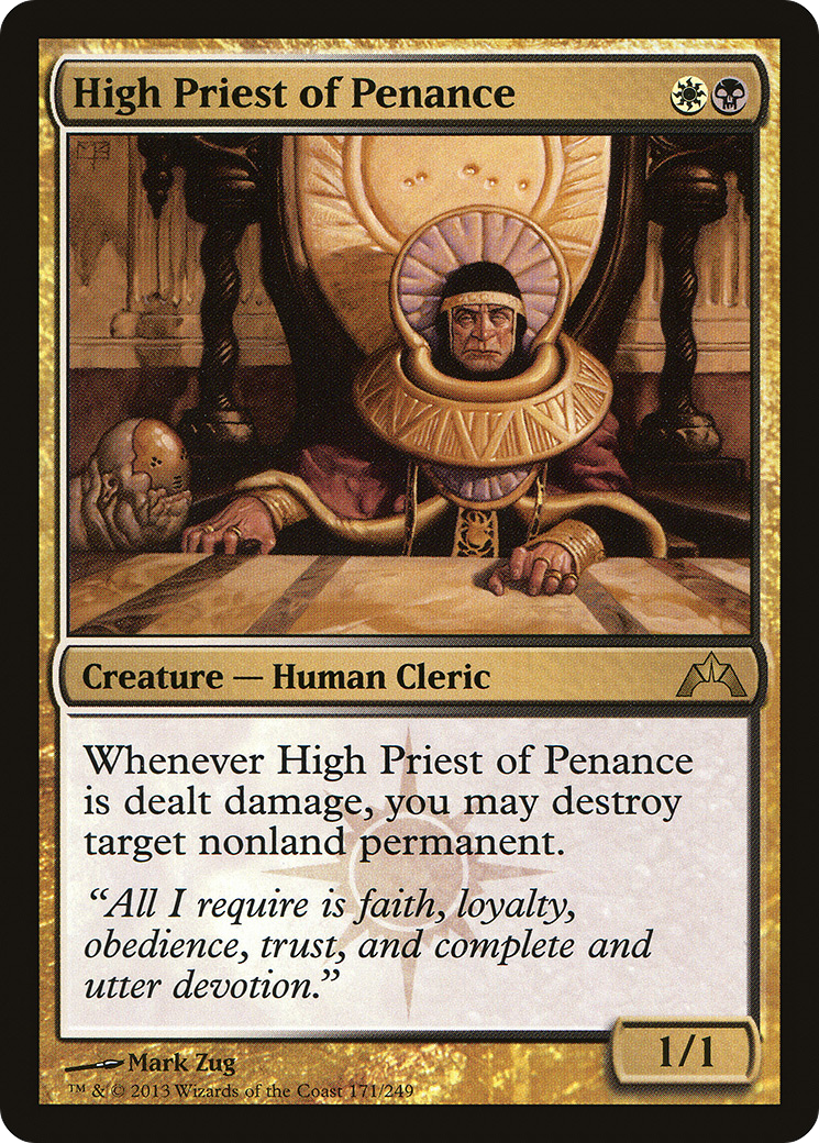 High Priest of Penance (GTC-171) - Gatecrash Foil