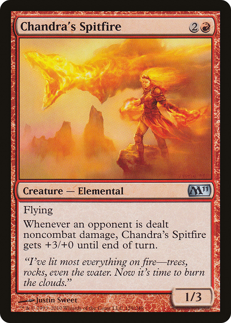 Chandra's Spitfire (M11-129) - Magic 2011