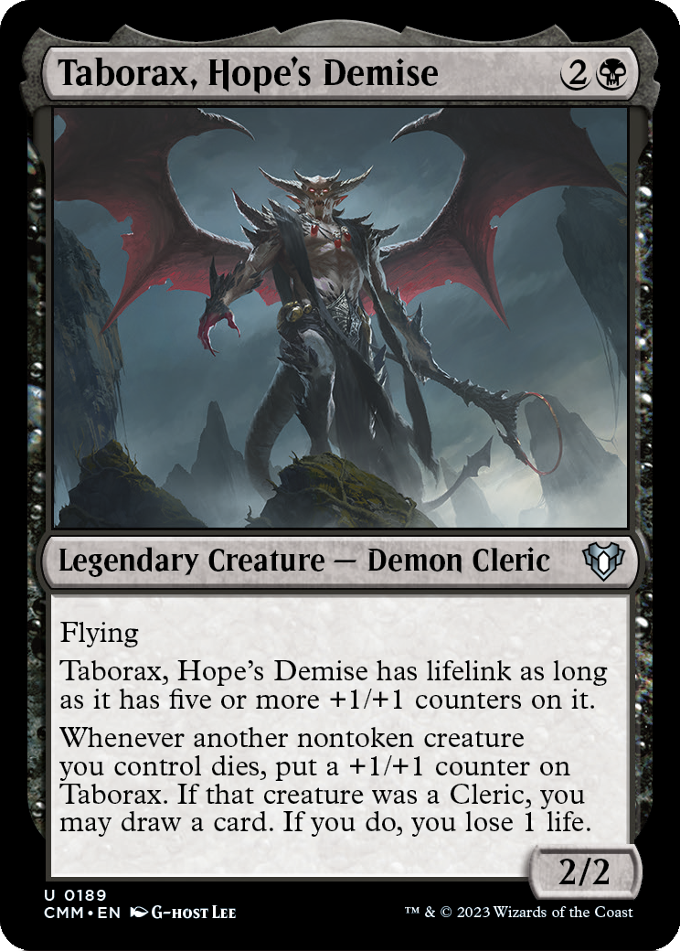 Taborax, Hope's Demise (CMM-189) - Commander Masters Foil