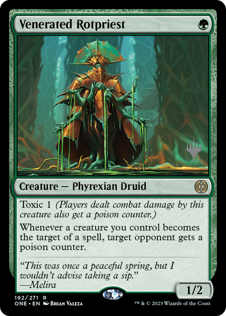 Venerated Rotpriest (PPONE-192) - Phyrexia: All Will Be One Promos