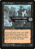 Black Knight (4BB-) - Fourth Edition Foreign Black Border