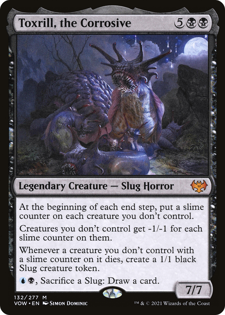 Toxrill, the Corrosive (VOW-132) - Innistrad: Crimson Vow Foil
