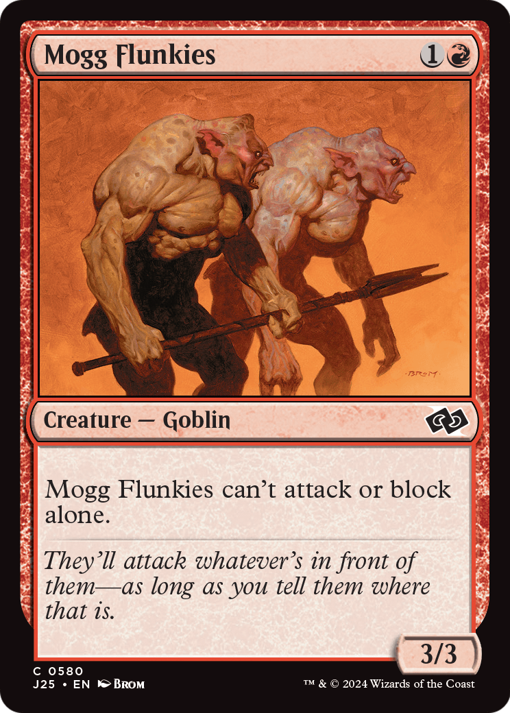 Mogg Flunkies (J25-580) - Foundations Jumpstart