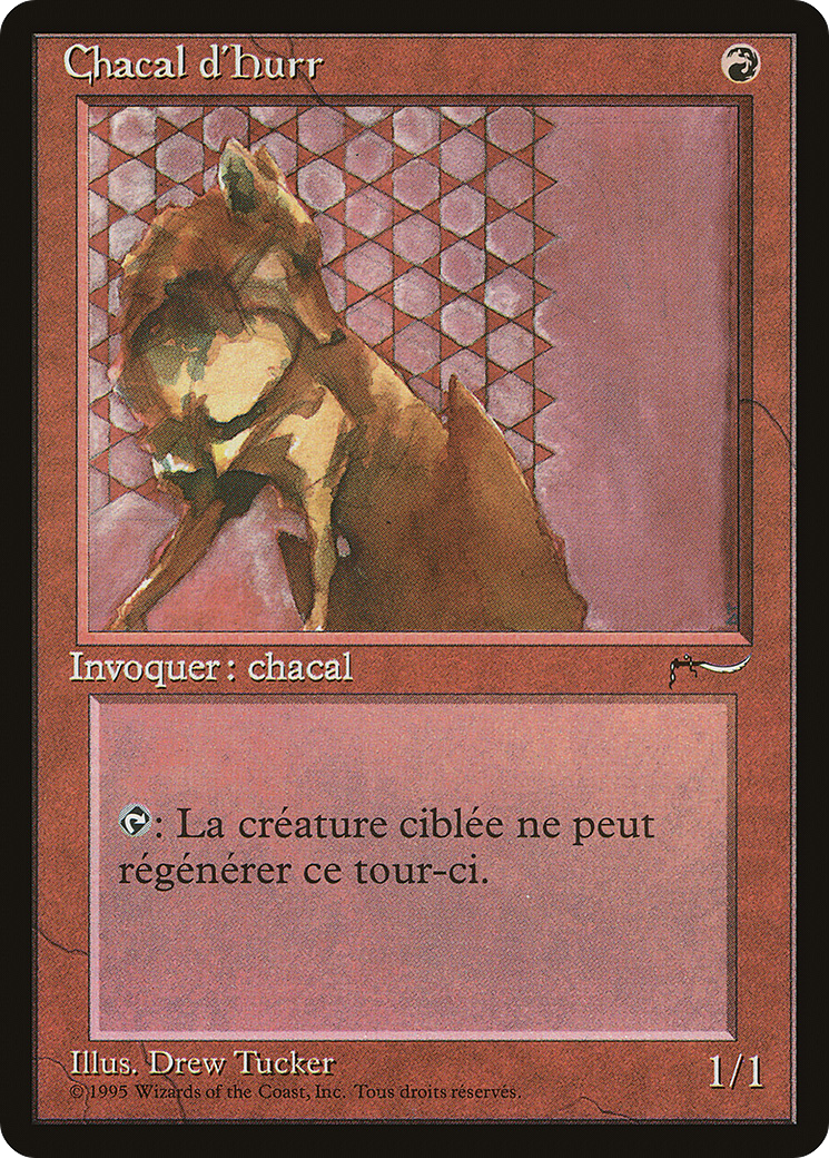 Hurr Jackal (French) - "Chacal d'Hurr" (REN-) - Renaissance